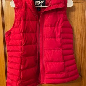 Lands End Red Puffer Small